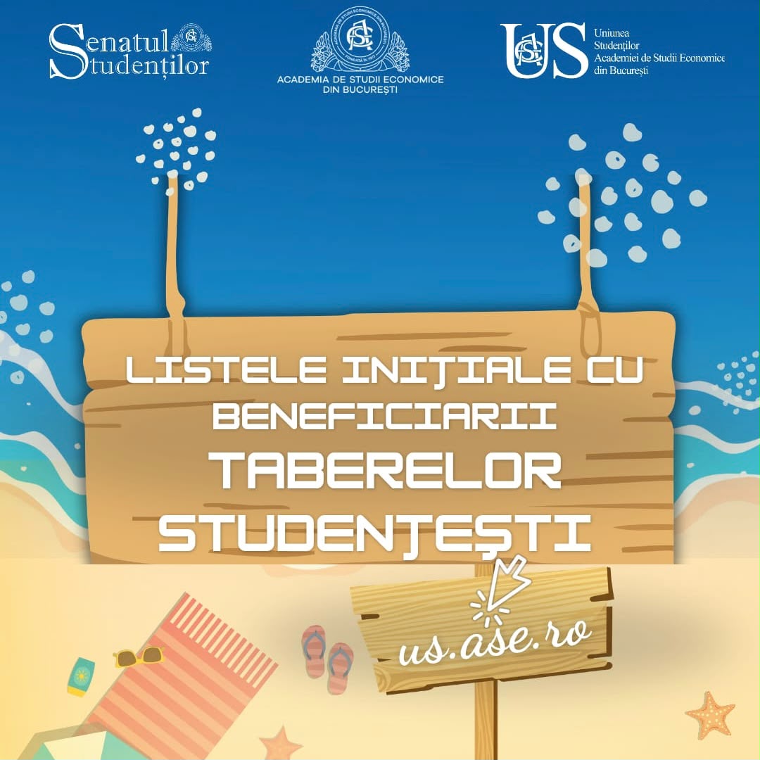 Listele inițiale cu beneficiarii Taberelor Studențești 2026