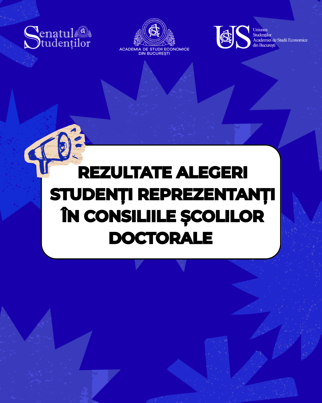 Rezultate alegeri studenți reprezentanți în Consiliile Școlilor Doctorale